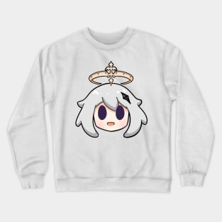 Genshin impact paimon chibi head Crewneck Sweatshirt